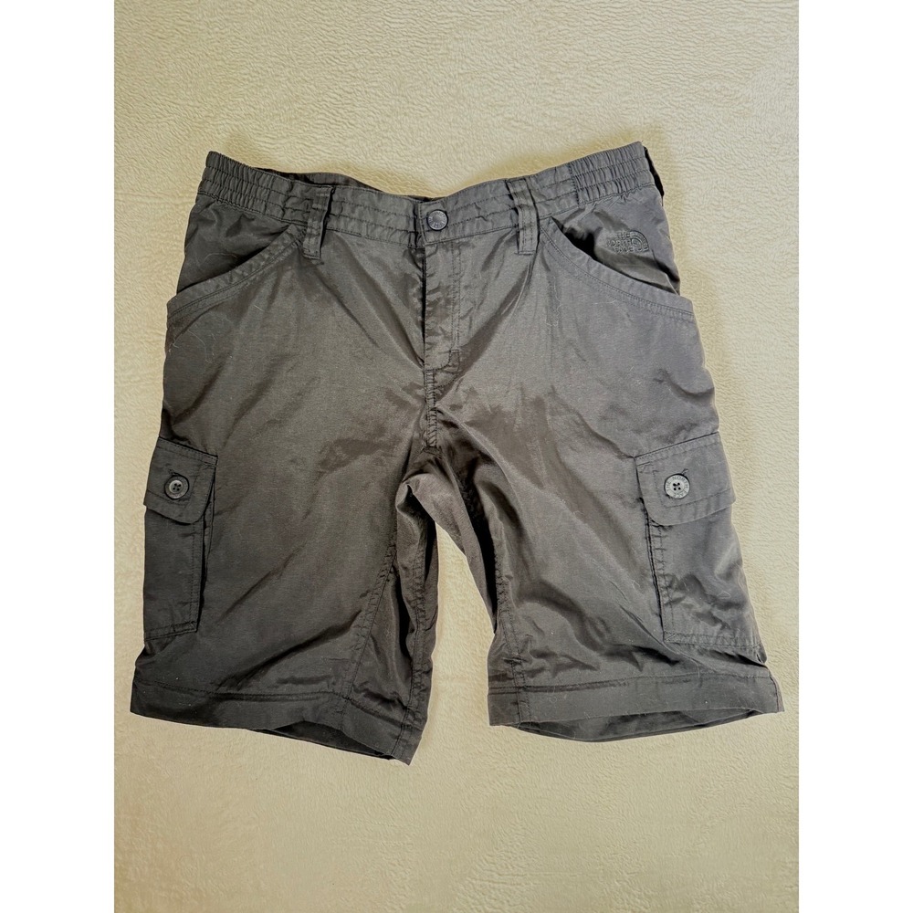 The North Face Paramount Cargo Hiking Shorts Size 10 Grey Womens Outdoor Utility